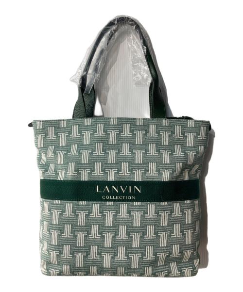 LANVIN COLLECTION（ランバンコレクション）LANVIN COLLECTION (ランバンコレクション) ジーン トートバッグ グリーンの古着・服飾アイテム