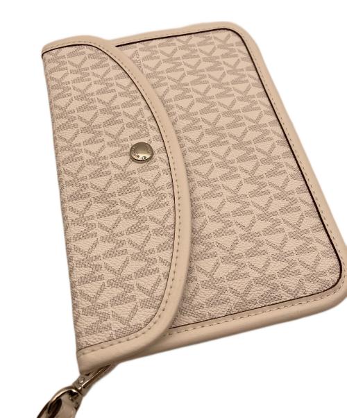 MICHAEL KORS（マイケルコース）MICHAEL KORS (マイケルコース) トートバッグ ホワイトの古着・服飾アイテム