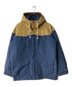 BLUCO WORK GARMENTブルコ ワーク ガーメント）の古着「シンサレート入りマウンテンパーカー」｜ベージュ×ブルー