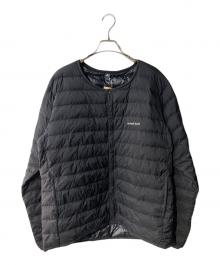 mont-bell（モンベル）の古着「スペリオダウン ラウンドネックジャケット」｜ブラック