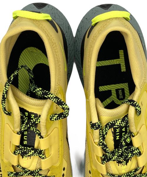 NIKE（ナイキ）NIKE (ナイキ) PEGASUS TRAIL 3 GT-X ローカットスニーカー イエロー サイズ:27.5cmの古着・服飾アイテム