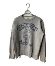 TOYS MCCOY（トイズマッコイ）の古着「MILITARY SWEAT SHIRT THE BLONDE “GRACE’S DINER”」｜グレー