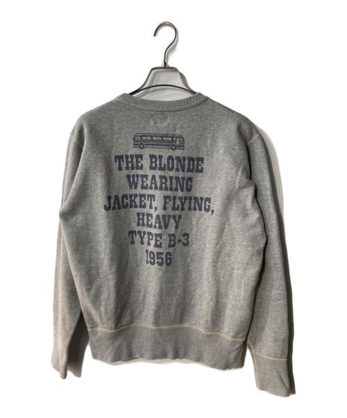 TOYS MCCOY（トイズマッコイ）TOYS MCCOY (トイズマッコイ) MILITARY SWEAT SHIRT THE BLONDE “GRACE’S DINER” グレー サイズ:40の古着・服飾アイテム
