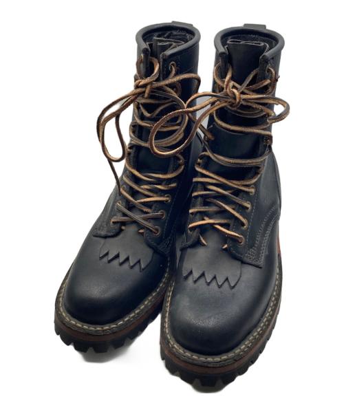 WHITE'S BOOTS（ホワイツブーツ）WHITE'S BOOTS (ホワイツブーツ) スモークジャンパー ブラック サイズ:７Eの古着・服飾アイテム