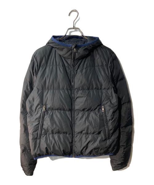 PRADA SPORTS（プラダスポーツ）PRADA SPORTS (プラダスポーツ) フーデットダウンジャケット ブラック サイズ:46の古着・服飾アイテム