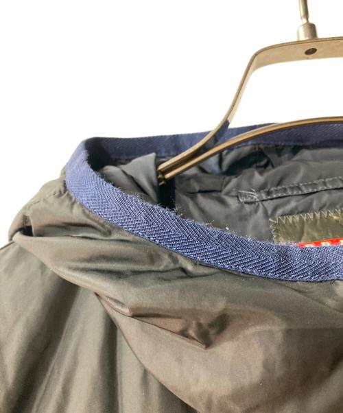 PRADA SPORTS（プラダスポーツ）PRADA SPORTS (プラダスポーツ) フーデットダウンジャケット ブラック サイズ:46の古着・服飾アイテム