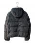 PRADA SPORTS (プラダスポーツ) フーデットダウンジャケット ブラック サイズ:46：30000円