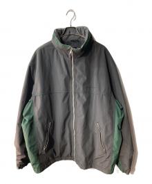 Eddie Bauer（エディーバウアー）の古着「ナイロンフリース ウォームアップジャケット」｜ブラック