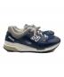 NEW BALANCE (ニューバランス) ローカットスニーカー ネイビー サイズ:26.0cm：9000円