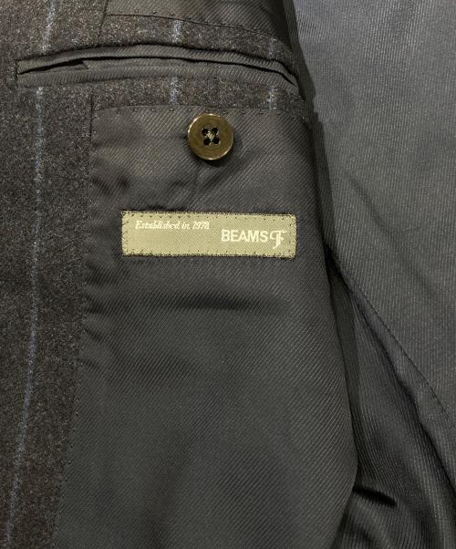 BEAMS F（ビームスエフ）BEAMS F (ビームスエフ) ウール ストライプセットアップ ネイビー サイズ:88の古着・服飾アイテム