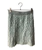shellerシェリエ）の古着「bubble knit mini skirt」｜ブルー