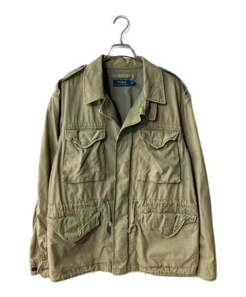 POLO RALPH LAUREN（ポロ・ラルフローレン）POLO RALPH LAUREN (ポロ・ラルフローレン) フィールドジャケット グリーン サイズ:LGの古着・服飾アイテム