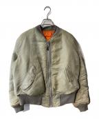 ALPHAアルファ）の古着「MA-1 FLIGHT JACKET  フライトジャケット」｜カーキ