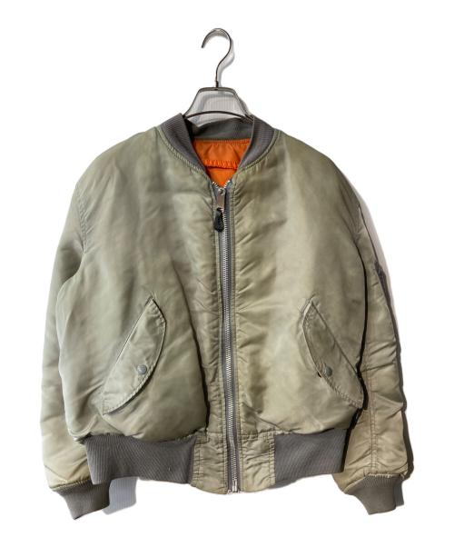 ALPHA（アルファ）ALPHA (アルファ) MA-1 FLIGHT JACKET  フライトジャケット カーキ サイズ:Mediumの古着・服飾アイテム