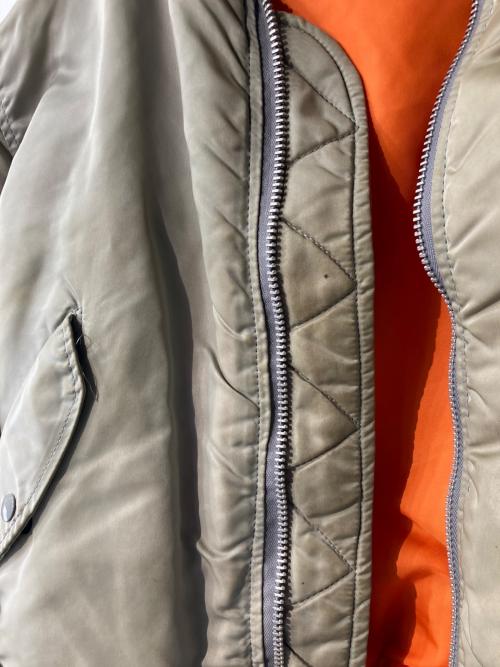 ALPHA（アルファ）ALPHA (アルファ) MA-1 FLIGHT JACKET  フライトジャケット カーキ サイズ:Mediumの古着・服飾アイテム