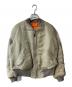 ALPHA（アルファ）の古着「MA-1 FLIGHT JACKET  フライトジャケット」｜カーキ