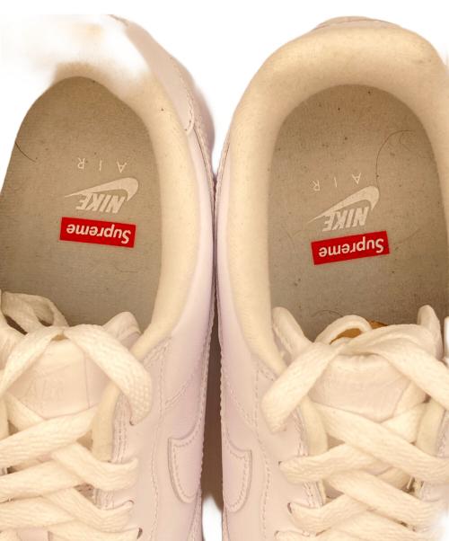 NIKE（ナイキ）NIKE (ナイキ) SUPREME (シュプリーム) AIR FORCE 1 LOW  ローカットスニーカー ホワイト サイズ:28cmの古着・服飾アイテム