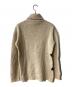 Yohji Yamamoto pour homme (ヨウジヤマモト プールオム) スノーフレーク柄タートルネックニット ベージュ サイズ:3：20000円