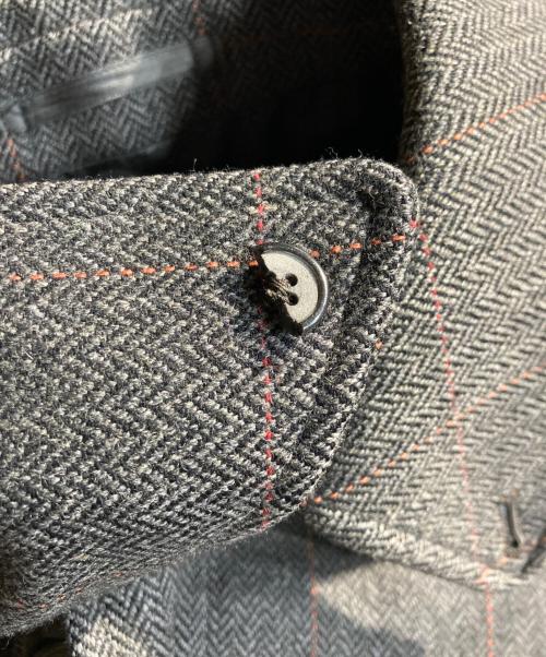 Burberry's（バーバリーズ）Burberry's (バーバリーズ) Vintage ヘリンボーン ステンカラーコート グレー サイズ:Mの古着・服飾アイテム