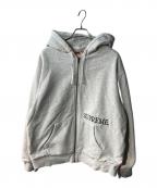 SUPREMEシュプリーム）の古着「19FW Thermal Zip Up Sweatshirt」｜グレー