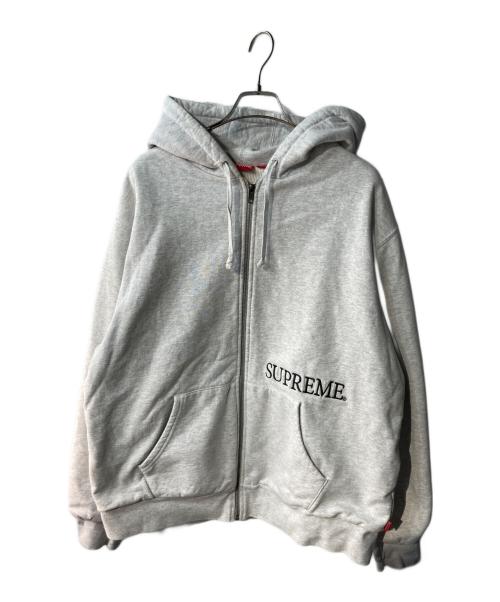 SUPREME（シュプリーム）SUPREME (シュプリーム) 19FW Thermal Zip Up Sweatshirt グレー サイズ:XLの古着・服飾アイテム