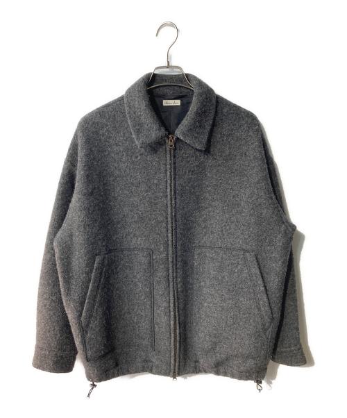 STEVEN ALAN（スティーブンアラン）STEVEN ALAN (スティーブンアラン) KNIT FLEC OVAL BLOUSON グレー サイズ:Sの古着・服飾アイテム