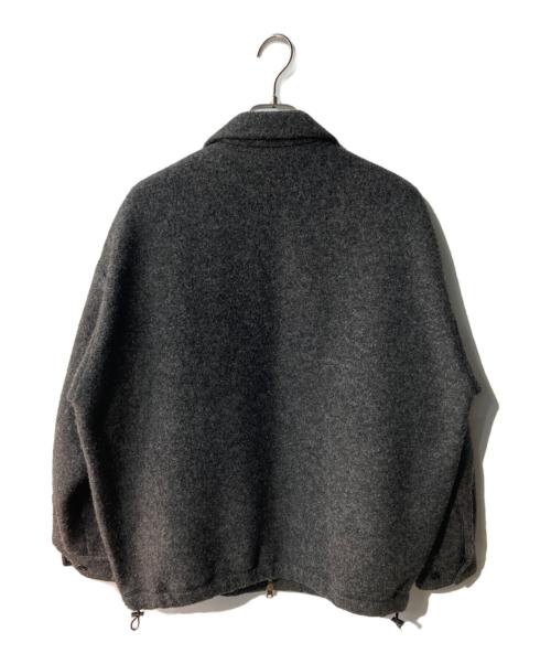 STEVEN ALAN（スティーブンアラン）STEVEN ALAN (スティーブンアラン) KNIT FLEC OVAL BLOUSON グレー サイズ:Sの古着・服飾アイテム