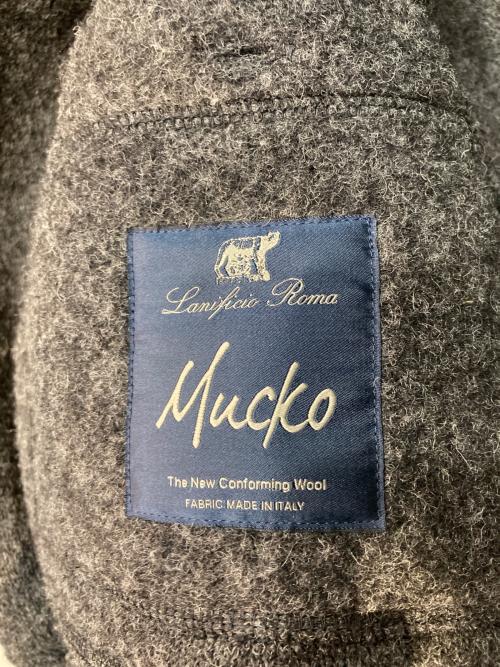 STEVEN ALAN（スティーブンアラン）STEVEN ALAN (スティーブンアラン) KNIT FLEC OVAL BLOUSON グレー サイズ:Sの古着・服飾アイテム