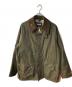 Barbour（バブアー）の古着「別注BEDALE OS SLEEVE/ビデイル オーバーサイズ スリーブ」｜グリーン
