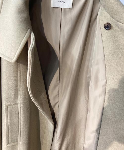 TODAYFUL（トゥデイフル）TODAYFUL (トゥデイフル) スタンドカラーウールコート ベージュ サイズ:36の古着・服飾アイテム