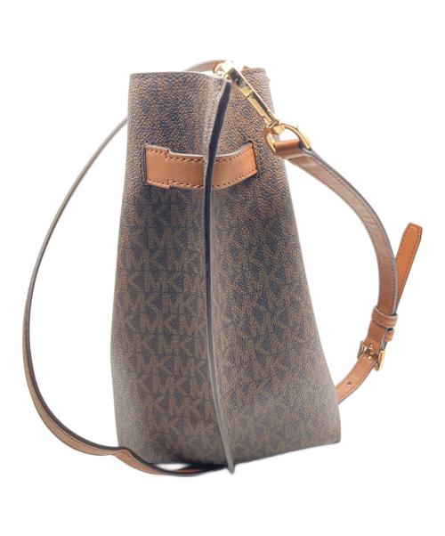 MICHAEL KORS（マイケルコース）MICHAEL KORS (マイケルコース) EMILIA ショルダーバッグ ブラウンの古着・服飾アイテム