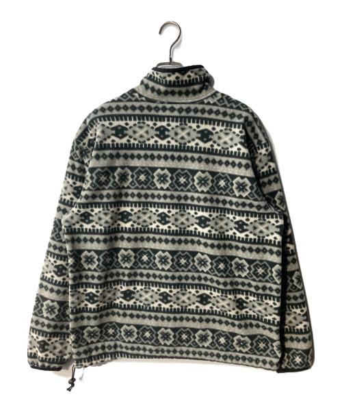 L.L.Bean（エルエルビーン）L.L.Bean (エルエルビーン) POLARTEC WINDBLOC フリースジャケット ホワイト×ブラック サイズ:記載なしの古着・服飾アイテム