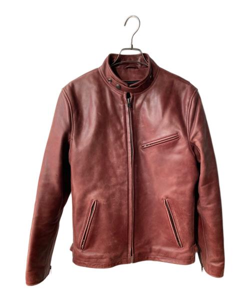 iugoo Leathers（リューグーレザーズ）iugoo Leathers (リューグーレザーズ) ライダースジャケット エンジ サイズ:Mの古着・服飾アイテム