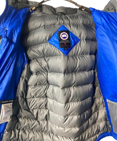 CANADA GOOSE（カナダグース）CANADA GOOSE (カナダグース) ロッジフーディ ダウンジャケット ブルー サイズ:Sの古着・服飾アイテム
