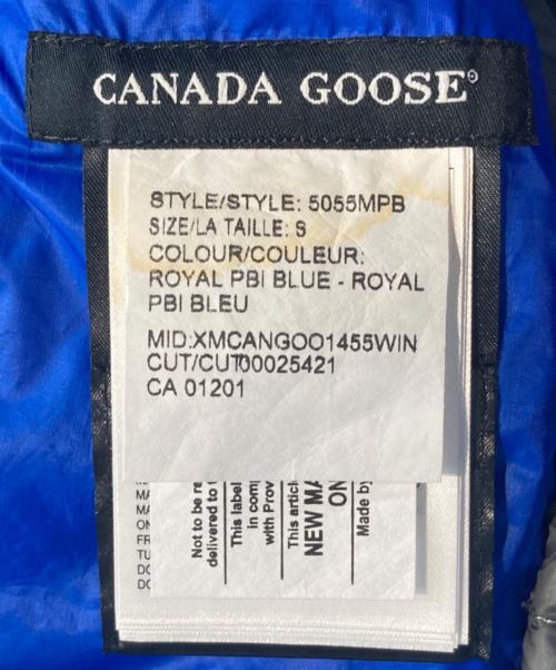 CANADA GOOSE（カナダグース）CANADA GOOSE (カナダグース) ロッジフーディ ダウンジャケット ブルー サイズ:Sの古着・服飾アイテム