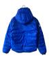 CANADA GOOSE (カナダグース) ロッジフーディ ダウンジャケット ブルー サイズ:S：30000円