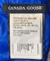 中古・古着 CANADA GOOSE (カナダグース) ロッジフーディ ダウンジャケット ブルー サイズ:S：30000円