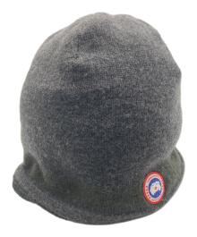 CANADA GOOSE（カナダグース）の古着「メリノ ウール ビーニー ニットキャップ」｜グレー