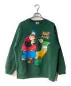 USEDユーズド）の古着「90sヴィンテージスウェット」｜グリーン
