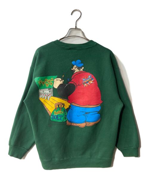 USED（ユーズド）USED (ユーズド) 90sヴィンテージスウェット グリーン サイズ:Lの古着・服飾アイテム