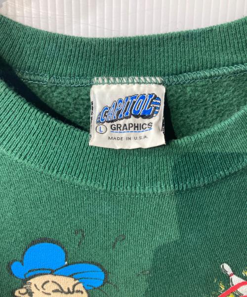 USED（ユーズド）USED (ユーズド) 90sヴィンテージスウェット グリーン サイズ:Lの古着・服飾アイテム