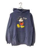 velva sheenベルバシーン）の古着「90s ミッキープリントフーディ」｜ネイビー