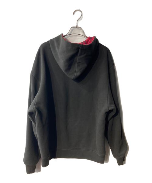 YARDSALE（ヤードセール）YARDSALE (ヤードセール) リバーシブルジップアップパーカー レッド×ブラック サイズ:XLの古着・服飾アイテム