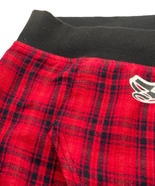 YARDSALE（ヤードセール）YARDSALE (ヤードセール) リバーシブルジップアップパーカー レッド×ブラック サイズ:XLの古着・服飾アイテム