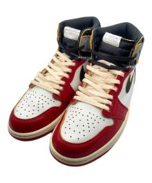 NIKE×UNION（ナイキ×ユニオン）の古着「Air Jordan 1 Retro High OG "Chicago/Shadow"  ハイカットスニーカー」｜レッド