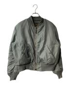 USEDユーズド）の古着「MA-1ジャケット」｜グリーン