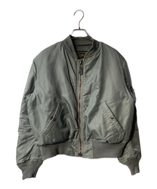 USED（ユーズド）USED (ユーズド) MA-1ジャケット グリーン サイズ:SMALLの古着・服飾アイテム
