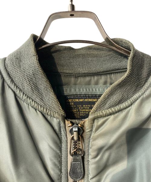 USED（ユーズド）USED (ユーズド) MA-1ジャケット グリーン サイズ:SMALLの古着・服飾アイテム