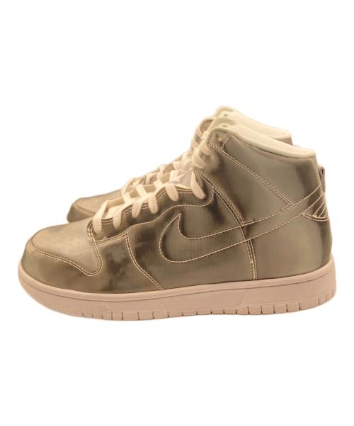 NIKE（ナイキ）NIKE (ナイキ) CLOT (クロット) ハイカットスニーカー シルバー サイズ:28.5cmの古着・服飾アイテム