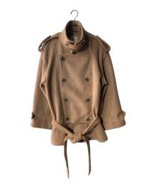 darich（ダーリッチ）の古着「ドロップショルダージャケットコート」｜ベージュ